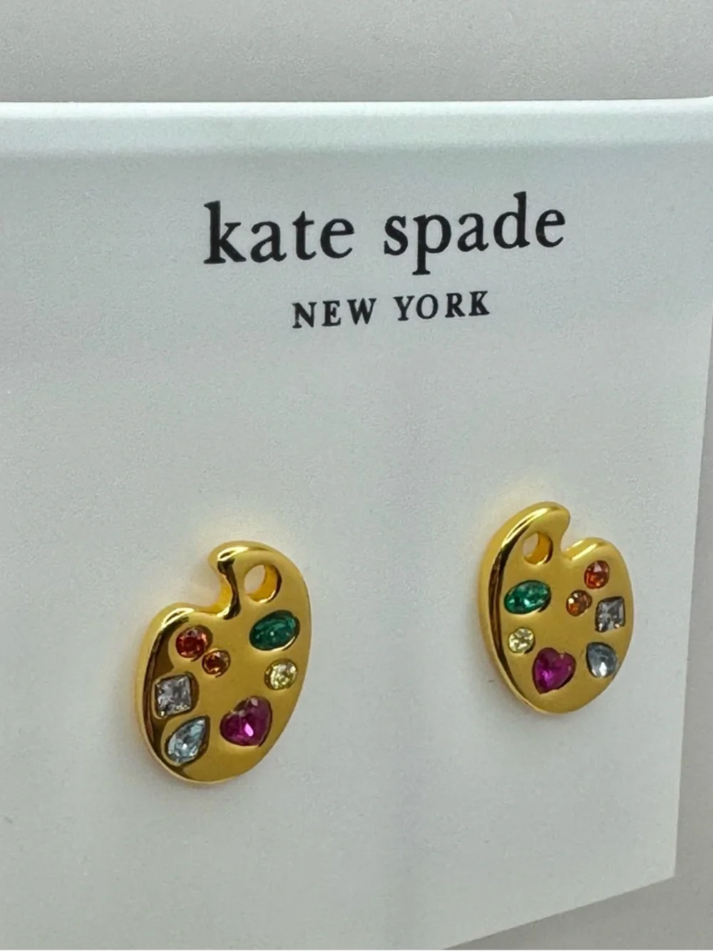 Kate Spade Paint The Town Stud Earrings NEW